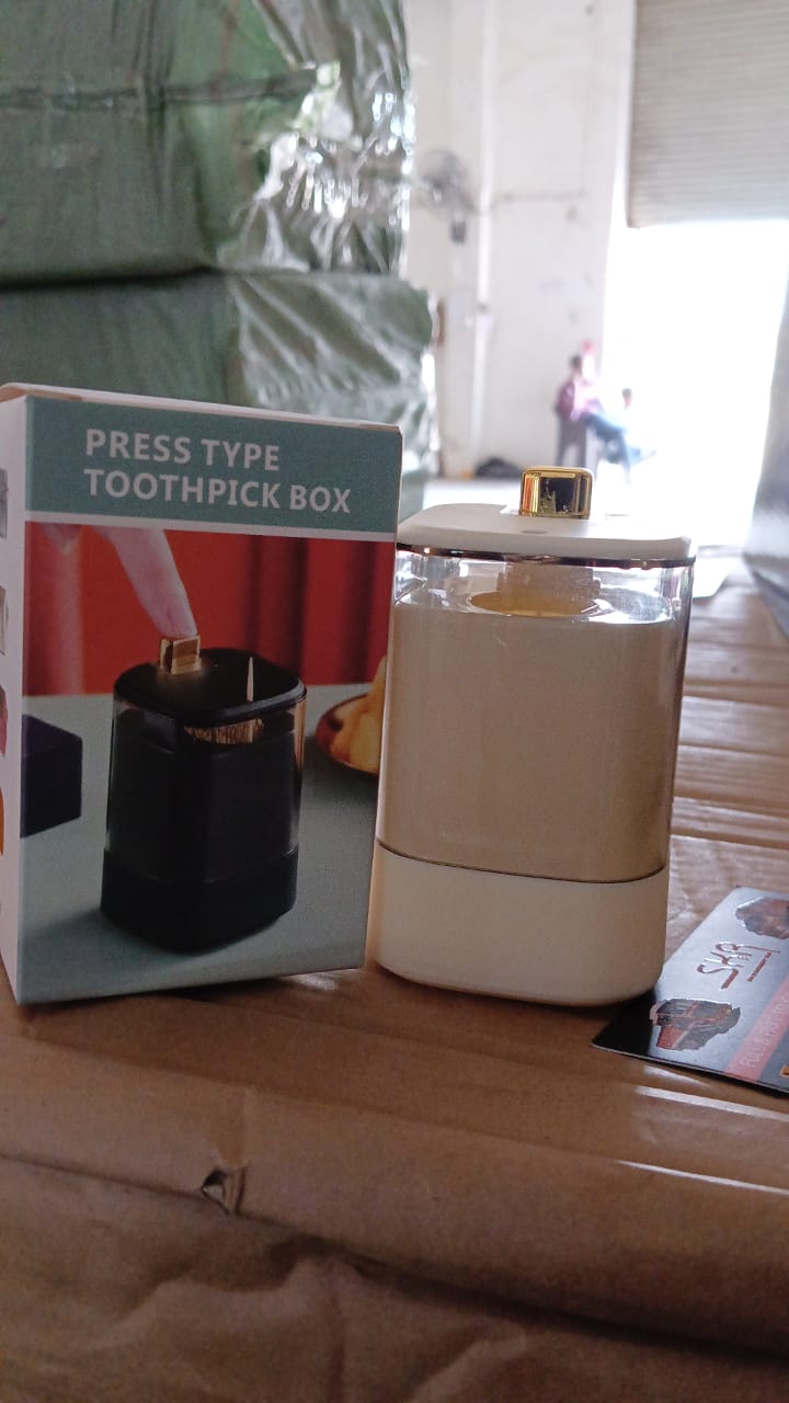 Toothpick Holder Dispensers, for Home Living room Kitchen Restaurant (1 Pc)