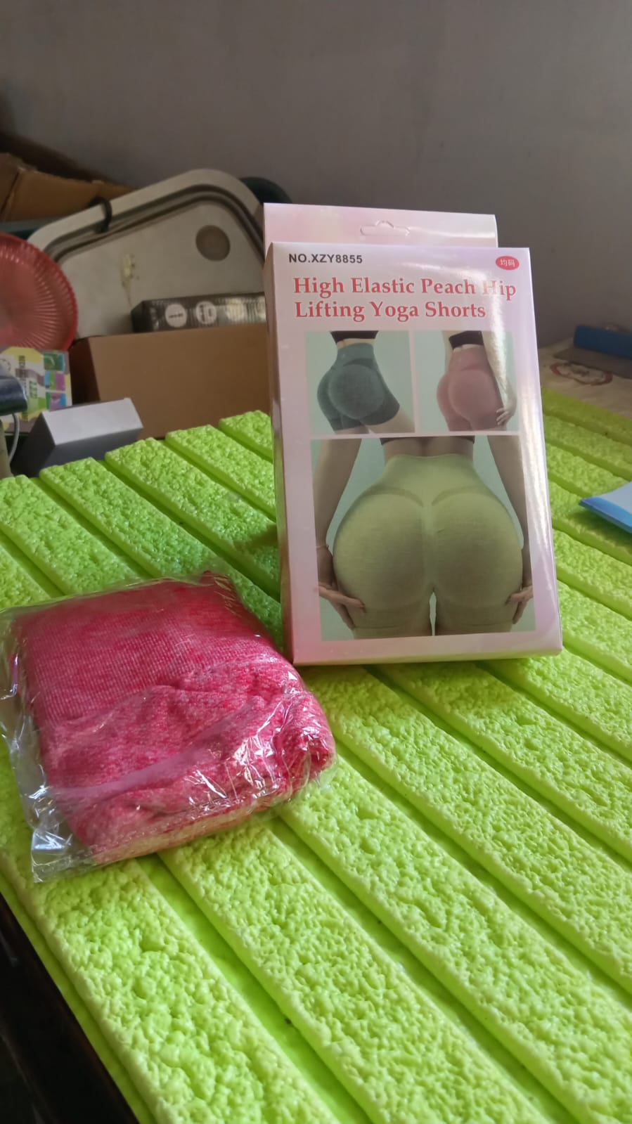 High Elastic Peach hip Lifting Yoga Shorts