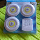 LED Light Under Closet Battery Powered Closet Wall Lamp with Remote, Set of 3