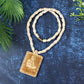 Premium Wooden Hanuman Pendant Mala (1 Pc)