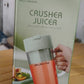 Portable Crusher Juicer With Handle & Straw, USB Rechargeable Multi Blades (420 ML)