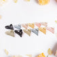 Triangle Shape Mix Color Plastic Hair Claw Clip for Women and Girls – 1 Pc