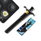 Stainless Steel Black Gas Lighter for Gas Stove, Long Lasting (1 Pc)