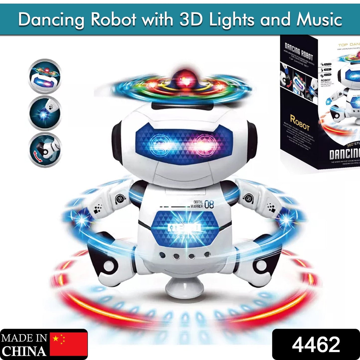 Dancing Robot with 3D Lights