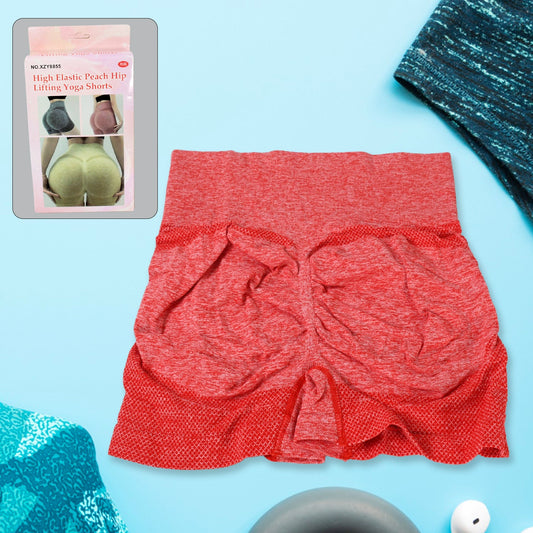 High Elastic Peach hip Lifting Yoga Shorts