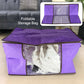Clothing storage bag zipper, non-woven storage bag storing the clothes and sarees