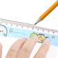 Durable cartoon-themed ruler for kids
