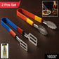 Stainless Steel Multipurpose Utility Tong / Serving Food Tongs  (2 Pcs Set)