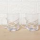 Glass Coffe & Tea Cup / Mug Enjoy Your Drink Style, Water glass (6 pcs Set / 220 ML)