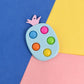Silicone Push Pop Keychain Toy for Kids (1 Pc)