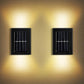 Solar Wall Lights Small Fence Lights Solar Powered Up Down LED Porch Light  (1 Pc)