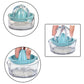 Manual Orange Lemon Citrus Juicer Squeezer Press Pourer with Lid Plastic 1 Pc