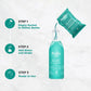 Pollic Kadam Concentrated Glass & Mirror Cleaner Refill Kit Reusable Spray Bottle