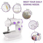 Home Tailoring Sewing Machine With Extension Table Set,  Portable Stitching Machine