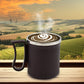Coffee Mug with Lid & Handle – Plastic Covered Stainless Steel Mug (200 ML, Random Color)