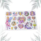 Multipurpose Adhesive 3D Stickers (1 Sheet / Mix Design)