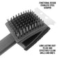 Black 2 Side Use Brush Scarp Cleaning Brush &  Wire Brush for Garage Use