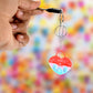 Compact Pop It Keychain – Fun Stress Relief Fidget Toy (1 Pc | Mix Design)