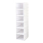 6-Layer Stackable Foldable Storage Organizer Cart Clothes, Kitchen, Closet & Bathroom