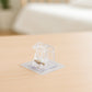Self-Adhesive Transparent Wall with Spring-Loaded Anti-Slip Clip (1 Pc)