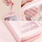 Big Zippered Cosmetic Pouch, Toiletry Bag for Cosmetics (1 Pc)