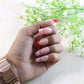 Elegant Nude Glossy Artificial Nail Tips fake nails (24 Pc Set)