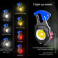 Keychain Led Flashlight Rechargeable Multi Function 6 Lighting Modes Pocket Key