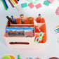 6-Compartment Desk Organizer – Multi-Function Storage  (Home/Office)