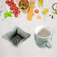Ceramic Tea / cups / Mug Set Including Snacks (4 Pcs set)