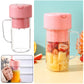 Portable Crusher Juicer With Handle & Straw, USB Rechargeable Multi Blades (420 ML)