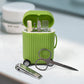 Manicure & Pedicure Kit – 8 Pc Grooming Set with 4-Wheel Suitcase Trolley