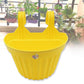 Multicolor Hanging Plastic Planters Orchid Relling , For Plantation,(1pc)