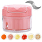 Manual Mini Food Processor Vegetable Chopper Hand Pull String Onion Chopper (1 Pc)