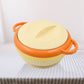 Insulated Hot Pot Inner Stainless Steel Serving Casserole with Lid (800 ML Approx)