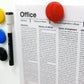 Yellow Stick Board Magnet Buttons