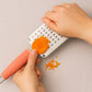 Supermom Stainless Steel Vegetable & Cheese Grater with Soft Grip Handle (1 Pc)