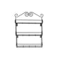 Big Wall Mounted Iron Wall Shelf with 3 Storage Racks for Kitchen