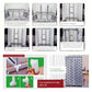 Big 8 Compartment Portable and Collapsible Wardrobe Racks (1 Set)