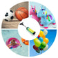 Inflator Air Ball Pump Soft Bouncing Ball Development Kids Toy (17 Cm)