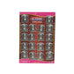 Stainless steel wall hooks, set of 18 pieces