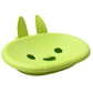 Soap Box  Cute Rabbit Shape Double Bowl Plastic Rack Storage