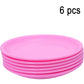 Stack of round mini soup plates displaying their compact size.