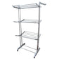 Heavy Duty Stainless Steel 3 Layer Foldable Cloth Drying Stand (1 Set / With Color Box)