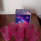 Stylish large glasses for kitchen and official use, great for serving beverages.