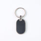Monogram Edge Silver & Black Key Holder