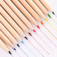 Colorful Wooden Pencil Set with Pencil box, Ruler, Sharpener (12 Pcs Set)