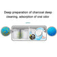 Soft Toothbrush with Plastic Round Box for Adults & Kids (Set of 10 Pcs)