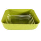Multipurpose Small Plastic Kitchen Basket, Vegetables and Fruits Washing, (20x17 Cm)