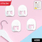 Multipurpose Strong Cartoon Hook Self-Adhesive hooks (4 Pc Set)
