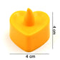 LED Tealights, Smokeless Plastic Decorative Candles, Diwali (Pack Of 6 / Multicolor)